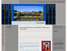 Tablet Screenshot of cafe-orchidee.com